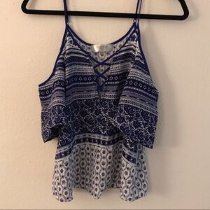 Mahina Cold Shoulder Tank Top